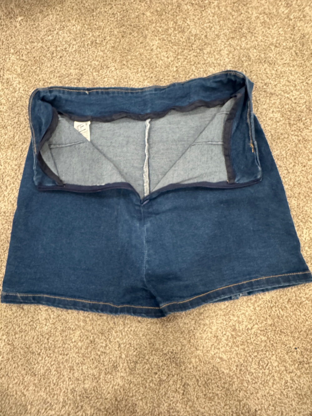 Denim Mini Skort | Size Small | Stretch | Amazon Boutique Style - Picture 4 of 5